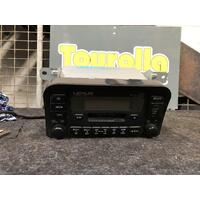 Lexus LX470 Tape Player with CD Stacker in Console UZJ100 05/1998-12/2007