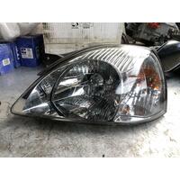 Kia Rio Left Head Light DC 09/2002-07/2005