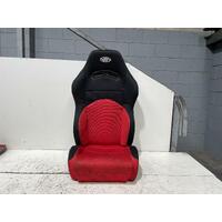 SAAS Right Front Black / Red GT Style Seat