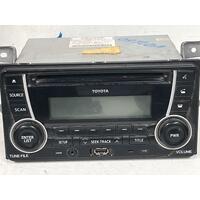 Toyota HIACE Stereo Single Disc CD Player TRH201 03/05-04/19 P/N PZQ60-00511