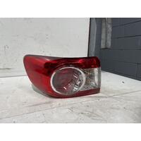 Toyota Corolla Left Tail Light ZRE152 03/2010-12/2013