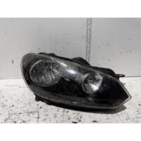 Volkswagen Golf Right Head Light A6 10/2008-03/2013