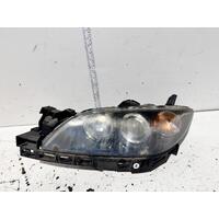 Mazda 3 Left Head Light BK 10/2003-04/2009