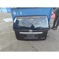 Toyota Rukus Tailgate AZE151 01/2007-12/2015