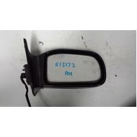 Toyota Corolla AE101 Right Hand Front Door Black Electric Mirror 1994 -1999 