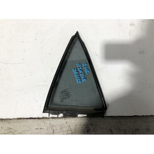 Toyota Corolla Right Rear 1/4 Glass ZRE152 03/2007-10/2013