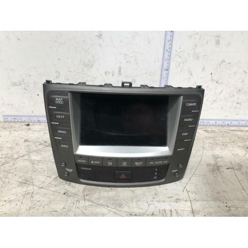 Lexus IS250 Display Unit GSE20 11/2005-12/2014