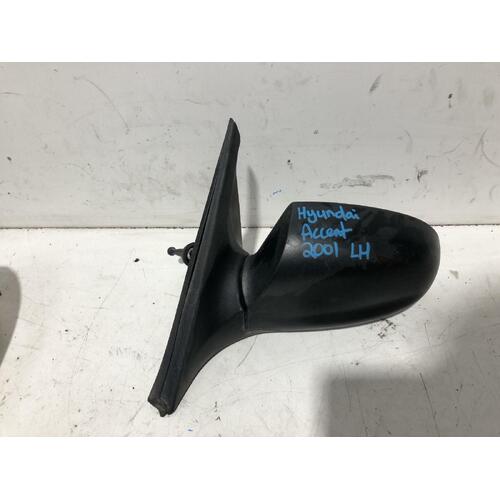 Hyundai ACCENT Left Door Mirror LC Manual 06/00-02/03