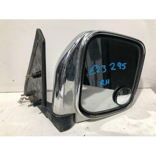 Mitsubishi PAJERO Right Door Mirror NH-J-K-L Power 05/91-04/00 Chrome