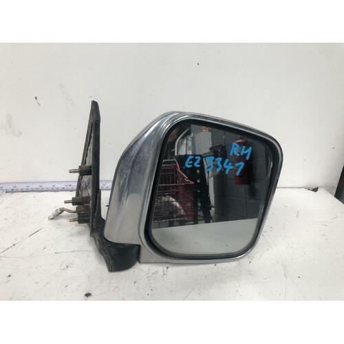 Mitsubishi PAJERO Right Door Mirror NH-J-K-L Power 05/91-04/00 Chrome