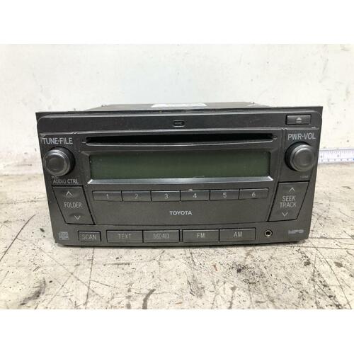 Toyota COROLLA Stereo Head Unit ZRE152 CD/ Radio 03/07-10/12 PZQ60-12011