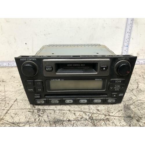 Lexus IS200/IS300 Stereo Head Unit IS200 CD/ Tape/ Radio 01/98-10/05 86120-53050