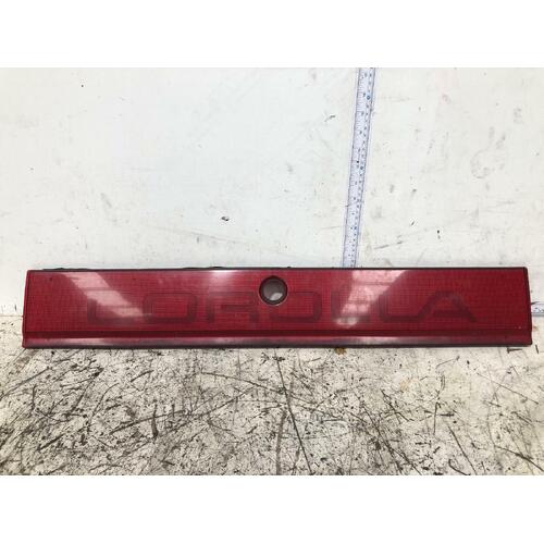 Toyota COROLLA Rear Garnish AE82 Tailgate Garnish 09/85-05/89 