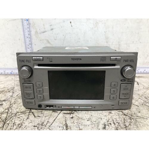 Toyota AURION Stereo Head Unit GSV40 CD Player 10/06-03/12 86120-YY130-D