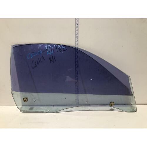 Toyota CELICA Right Front Door Window Glass ST184 12/89-02/94