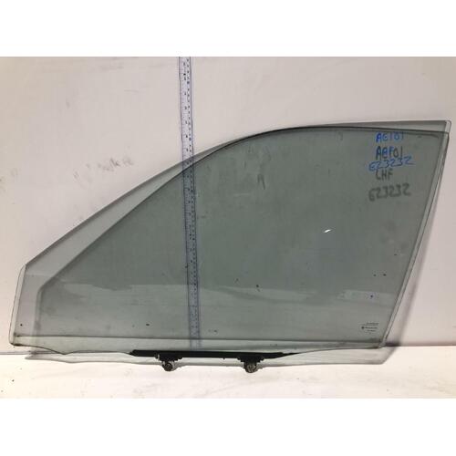 Toyota COROLLA Left Front Door Window Glass AE10105/92-10/99 Sedan/ Hatch 5DR