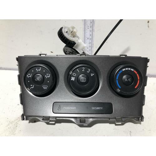 Toyota COROLLA Heater & A/C Controls ZRE152/153 Hatch 03/07-09/12