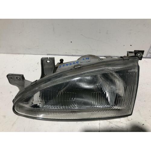 Hyundai EXCEL Left Headlight X3 3DR Hatch 10/94-09/00