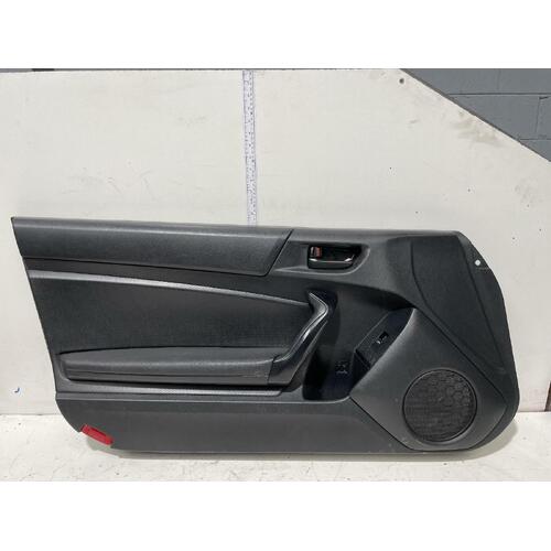 Toyota 86 Left Front Door Trim ZN6 04/2012-Current