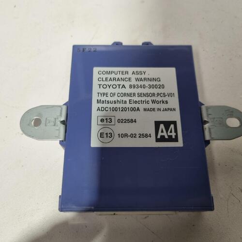 Lexus GS Clearance Warning Control Module 190 Series 03/05-12/11