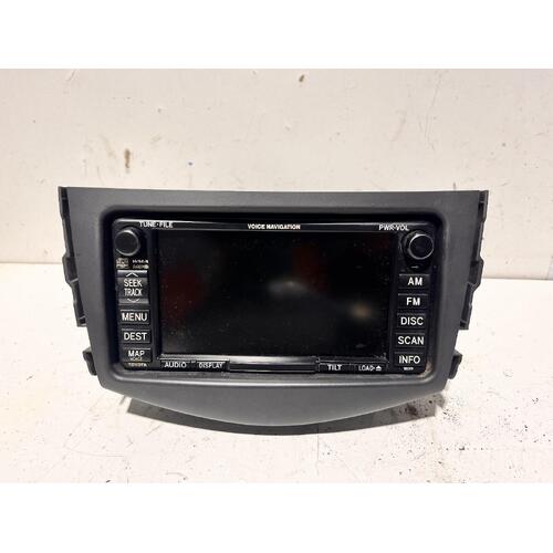 Toyota RAV4 Stereo Head Unit with Fascia ACA33 11/2005-12/2012