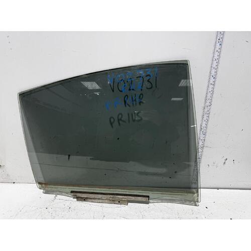 Toyota Prius C Right Rear Door Window NHP10 12/2011-03/2020