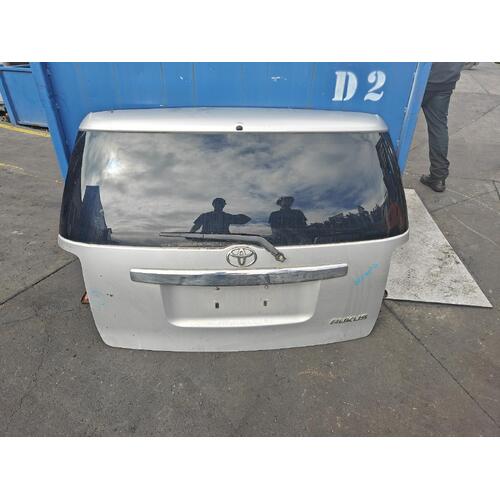 Toyota Rukus Tailgate AZE151 01/2007-12/2015