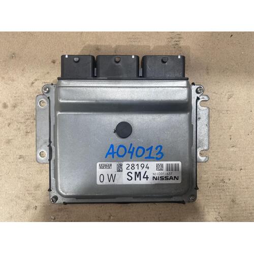 Nissan Pulsar Engine ECU 1.8L Petrol Automatic C12 05/13-12/16