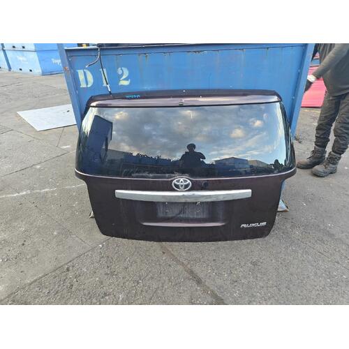 Toyota Rukus Tailgate AZE151 01/2007-12/2015