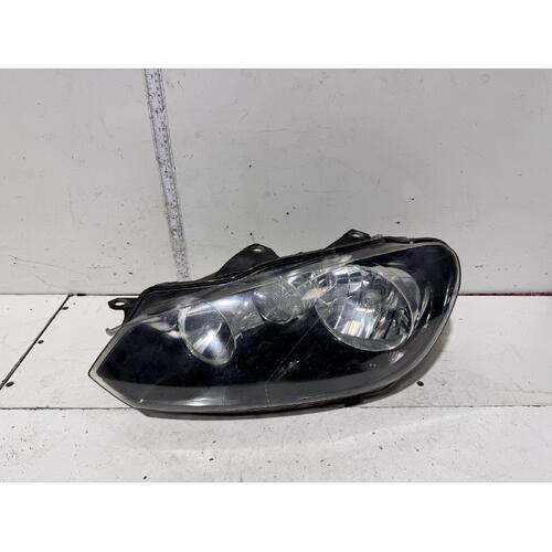 Volkswagen Golf Left Head Light A6 10/2008-03/2013